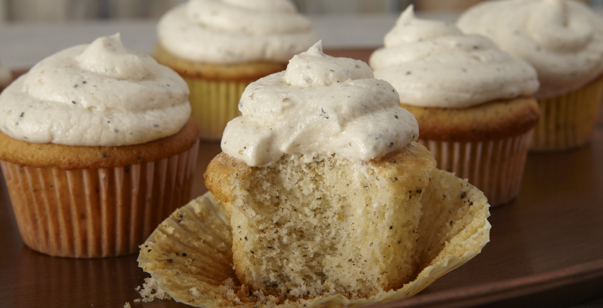 Gluten-Free Vanilla Chai Cupcakes with Cinnamon Spice Frosting